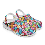 Classic Clogs Vibrant and Colorful Buttons