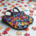 Classic Clogs Vibrant Colorful Puzzle