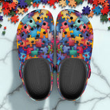Classic Clogs Vibrant Colorful Puzzle
