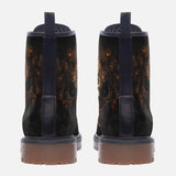 Leather Boots Skull with Gears and Cogs