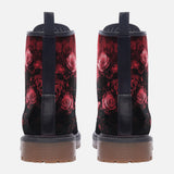 Leather Boots Dark Fantasy Art of Skull and Roses