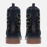Leather Boots Dark Fantasy Skull with Snakes