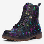 Leather Boots Neon Cartoon Characters