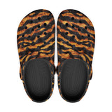 Classic Clogs Tiger Print Fur Pattern