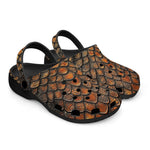 Classic Clogs Copper Dragon Scales Pattern