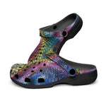 Classic Clogs Colorful Snake Skin Print