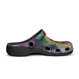 Classic Clogs Colorful Snake Skin Print