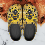 Classic Clogs Bees on Honeycomb
