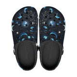 Classic Clogs Celestial Elements Blue Moons and Stars