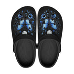 Classic Clogs Blue Butterfly with Roses