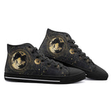 High-Top Canvas Shoes Golden Earth Art