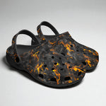 Classic Clogs Flame and Smoke Pattern