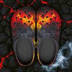 Classic Clogs Red and Yellow Flames