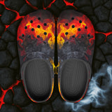 Classic Clogs Red and Yellow Flames