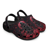 Classic Clogs Grim Reaper with Red Roses