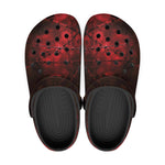 Classic Clogs Barbed Wire Dark Red Background