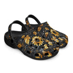 Classic Clogs Golden Sunflowers and Leaves