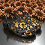 Classic Clogs Golden Sunflowers and Leaves