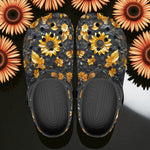 Classic Clogs Golden Sunflowers and Leaves