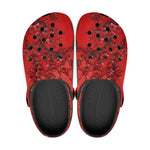 Classic Clogs Red Plum Blossom