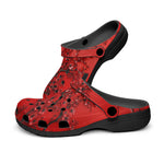 Classic Clogs Red Plum Blossom