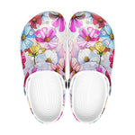 Classic Clogs Bright and Vibrant Colors Flowers