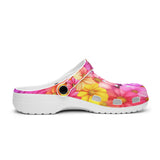 Classic Clogs Colorful Blooming Chrysanthemums Flowers