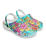 Classic Clogs Vibrant Bouquet of Flowers